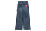 LIGHTWEIGHT DRAWSTRING FASTENING CARGO JEANS