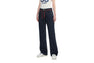PU BADGE WASHED STRAIGHT JEANS