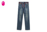 HEART PU BADGE SKINNY JEANS #1