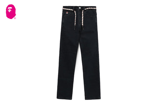 HEART PU BADGE SKINNY JEANS #2