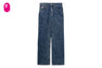 CAMO WASHED STRAIGHT CUT JEANS