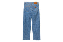 CAMO WASHED STRAIGHT CUT JEANS