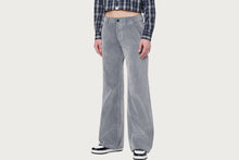 APEE FLOCKED INDIGO DENIM PANTS #1