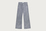 APEE FLOCKED INDIGO DENIM PANTS #1