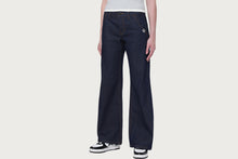 APEE FLOCKED INDIGO DENIM PANTS #2