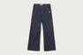 APEE FLOCKED INDIGO DENIM PANTS #2
