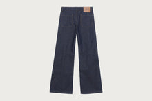 APEE FLOCKED INDIGO DENIM PANTS #2