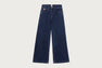 APEE WASHED STRAIGHT CUT DENIM PANTS