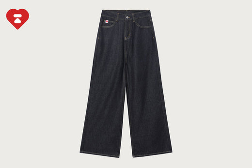 APEE BABY LOGO DENIM PANTS