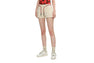 PU BADGE DENIM SHORTS #2