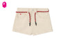 PU BADGE DENIM SHORTS #2