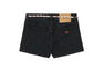 HEART BADGE SKINNY DENIM SHORTS #2