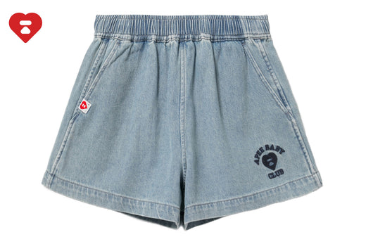 EMBRO LOGO DENIM TRAINING SHORTS