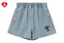 EMBRO LOGO DENIM TRAINING SHORTS