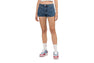 CAMO WASHED DENIM SHORTS