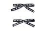 LOGO RIBBON HAIR CLIPS SET