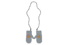 SUEDE BADGE MITTEN