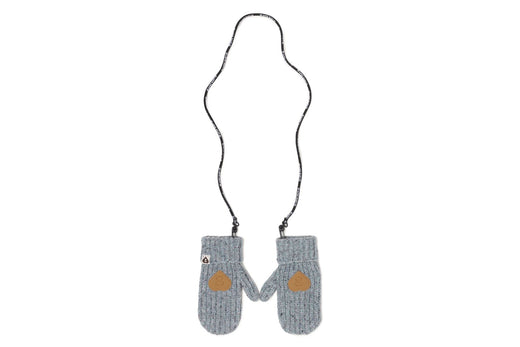 SUEDE BADGE MITTEN