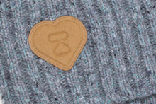 SUEDE BADGE NECK WARMER