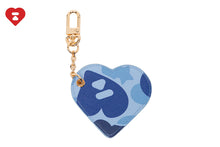 CAMO PRINTED HEART MIRROR KEYRING
