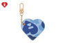 CAMO PRINTED HEART MIRROR KEYRING