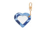 CAMO PRINTED HEART MIRROR KEYRING