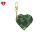 CAMO PRINTED HEART MIRROR KEYRING