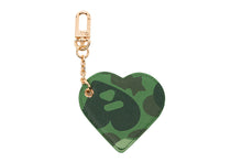 CAMO PRINTED HEART MIRROR KEYRING