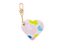 CAMO PRINTED HEART MIRROR KEYRING