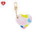CAMO PRINTED HEART MIRROR KEYRING