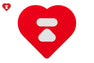 HEART CAMO MAGNET