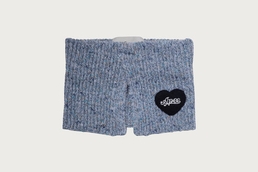 MELANGE KNIT COLLAR