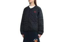 HEART QUILTED ARMY LINER JACKET