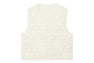 HEART QUILTED ARMY LINER VEST