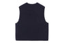 HEART QUILTED ARMY LINER VEST