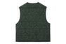 HEART QUILTED ARMY LINER VEST
