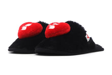 APEE HEART FURRY SLIPPER
