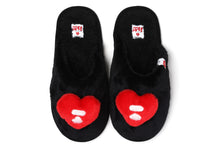 APEE HEART FURRY SLIPPER