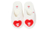 APEE HEART FURRY SLIPPER