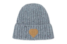 SUEDED BADGE BEANIE