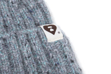SUEDED BADGE BEANIE