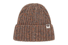 SUEDED BADGE BEANIE