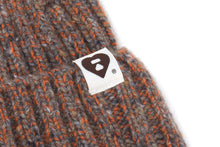 SUEDED BADGE BEANIE