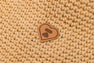 HEART BADGE CROCHETED HAT