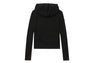 HOODED RIB SWEATER