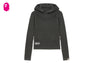 HOODED RIB SWEATER