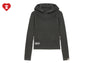 HOODED RIB SWEATER