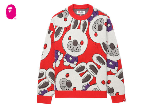 BABY DOPPY BIRDSEYE JACQUARD SWEATER