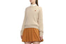 PU BADGE CABLE KNIT JUMPER