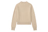 PU BADGE CABLE KNIT JUMPER